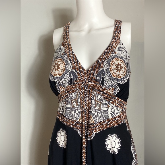 INC International Concepts Printed Maxi Dress size M - Picture 2 of 9